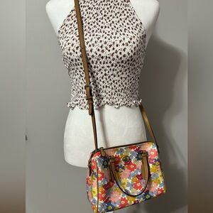 SOLD***Coach Peyton Floral Mini Bennett Satchel/Crossbody